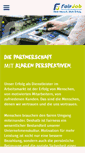 Mobile Screenshot of fairjob.de